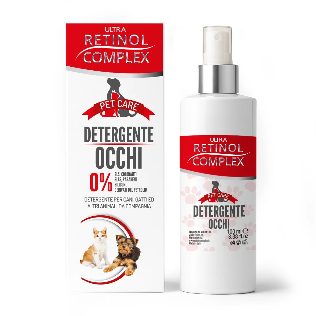 Limpiador de Ojos para Mascotas 100 ml | Retinol Complex | Perros y Gatos
