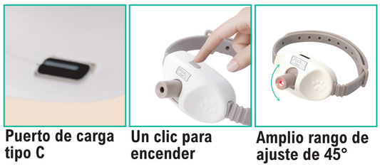 Collar Láser para Gatos | Juguete Interactivo Recargable y Seguro