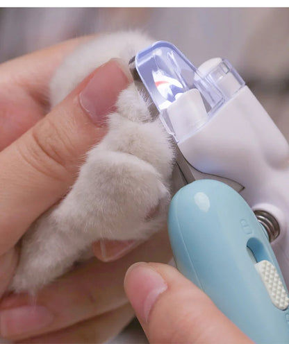 Cortauñas Eléctrico para Perros y Gatos con Luz LED