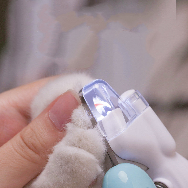 Cortauñas Eléctrico para Perros y Gatos con Luz LED