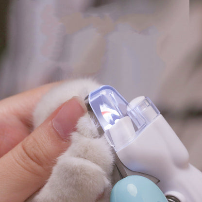 Cortauñas Eléctrico para Perros y Gatos con Luz LED