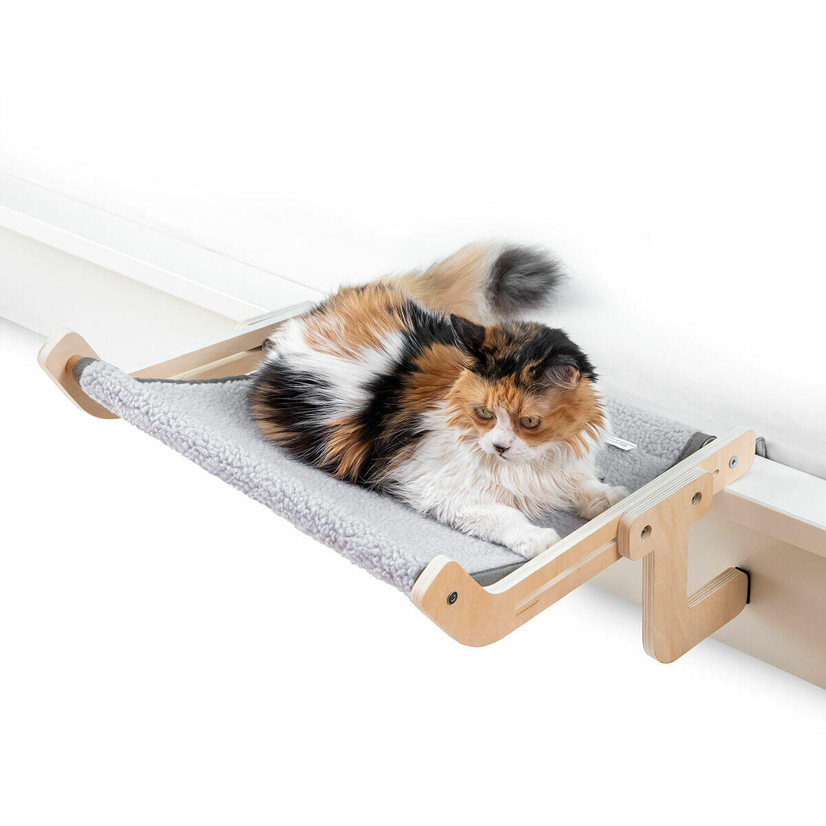 Hamaca Colgante Ajustable para Gatos | Resistente, Portátil y Lavable