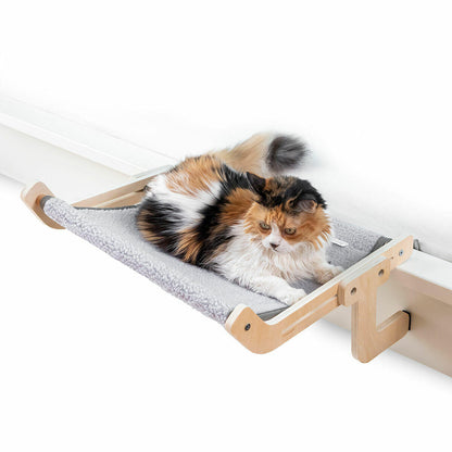 Hamaca Colgante Ajustable para Gatos | Resistente, Portátil y Lavable