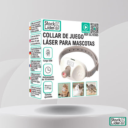 Collar Láser para Gatos | Juguete Interactivo Recargable y Seguro