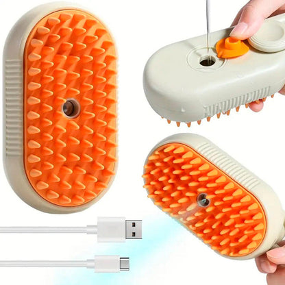 Cepillo de Vapor Multifuncional para Mascotas | Spa en Casa | Pack 2