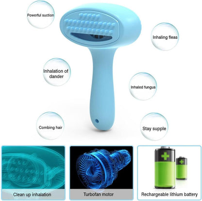 Cepillo Eléctrico Quitapelos para Mascotas | Perros y Gatos | Antinudos y Silencioso