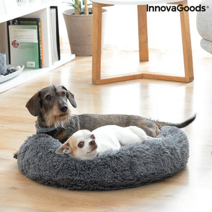 Cama Antiestrés para Mascotas Bepess InnovaGoods – Extra Suave y Calmante con Borde Elevado