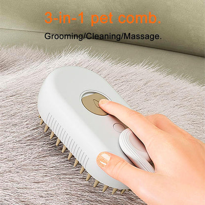 Cepillo de Vapor Multifuncional para Mascotas | Spa en Casa | Pack 2