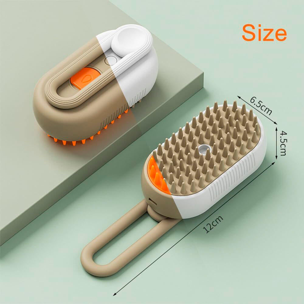 Cepillo de Vapor Multifuncional para Mascotas | Spa en Casa | Pack 2
