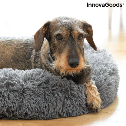 Cama Antiestrés para Mascotas Bepess InnovaGoods – Extra Suave y Calmante con Borde Elevado