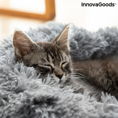 Cama Antiestrés para Mascotas Bepess InnovaGoods – Extra Suave y Calmante con Borde Elevado