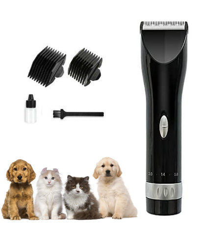 Cortapelos Recargable para Mascotas Q-T180 | Kit Profesional Perros y Gatos
