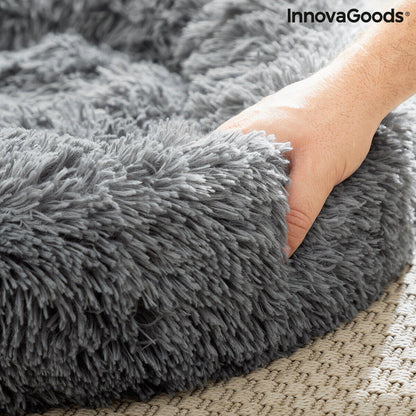 Cama Antiestrés para Mascotas Bepess InnovaGoods – Extra Suave y Calmante con Borde Elevado