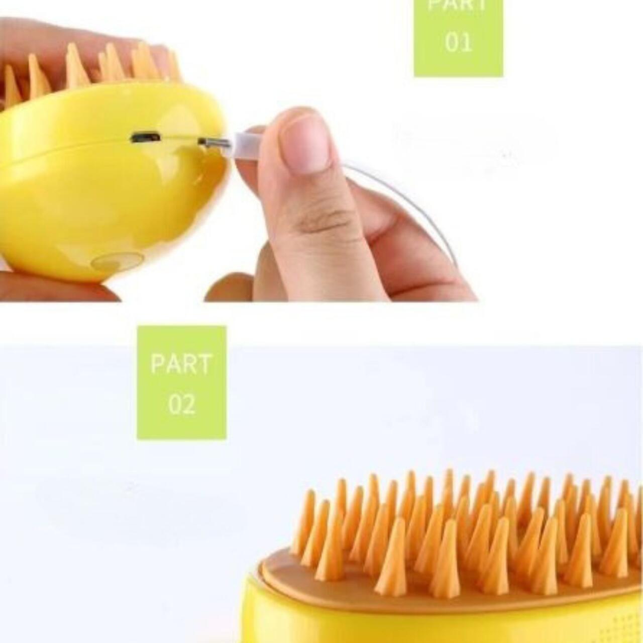 Pack Cepillos para Mascotas | Cepillo de Masaje + Quitapelusas Reutilizable