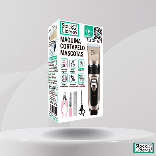 Máquina Cortapelo para Mascotas Profesional | Perros y Gatos | Recargable USB
